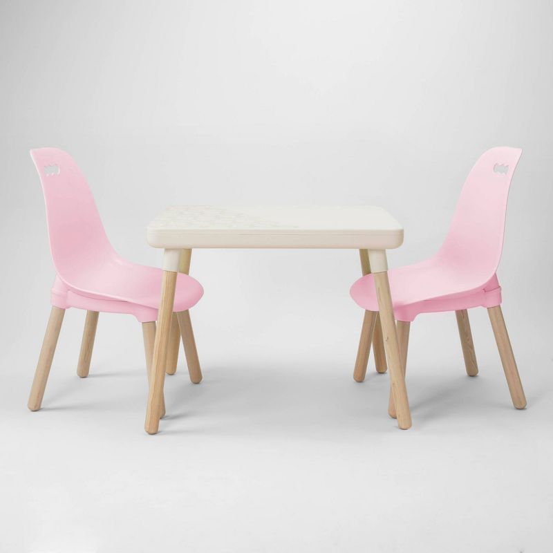 3pc Kid Century Modern Table and Chair Set - B. Spaces, 1 of 10