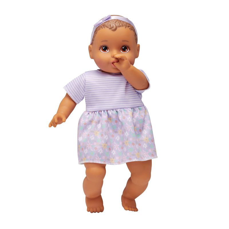 Perfectly Cute Basic Baby Girl 14&#34; Baby Doll - Brunette and brown eyes, 4 of 6