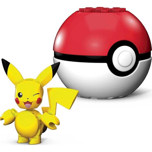 MEGA Pokemon Chikorita Action Figure Building Set with Poke Ball