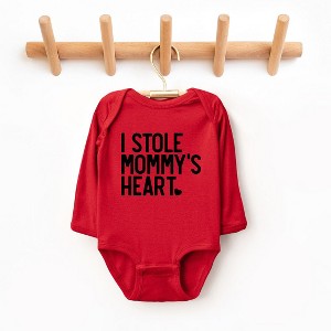 The Juniper Shop I Stole Mommy's Heart Baby Long Sleeve Bodysuit - 1 of 3
