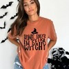 Simply Sage Market Women's I'm Extra Witchy Wavy Short Sleeve Garment Dyed Tee - 2 of 4