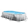 Intex Prism Frame 16.5' x 9' x 4' Oval Above Ground Swimming Pool Set with Filter Pump, Ladder, Pool Cover, and Protective Sun Canopy Shade - 2 of 4