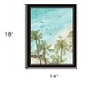 HomeRoots SURFING FROM AFAR Black Framed Print Wall Art - 3 of 4