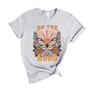 Simply Sage Market Women's Be The Good Retro Short Sleeve Graphic Tee - 1 of 3