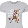 Women's - Disney - Christmas - I'm Snow Cute Fitted Graphic T-Shirt - 2 of 3