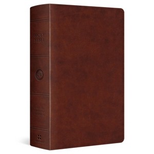 ESV Giant Print Personal Size Bible, Red Letter (Trutone, Chestnut) - by  Esv Bibles (Leather Bound) - 1 of 1