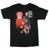 Seven Times Six Naruto Uzumaki T-Shirt Men's Nagato Pain Short Sleeve Graphic Print Tee Black - 4 of 4