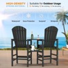 Karl Home | 2-Piece Outdoor Adirondack Bar Chairs with Removable Trays - 4 of 4