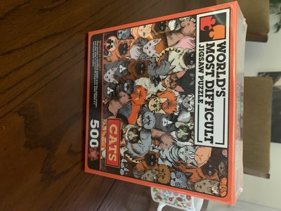 World’s Most Difficult Jigsaw Puzzle - Cats - Double Sided Puzzle - 15 in