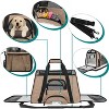 PetAmi Airline Approved Pet Carrier for Cat Dog, Soft Sided Travel Supplies Accessories, Ventilated Carrying Bag Kitten Puppy - 3 of 4