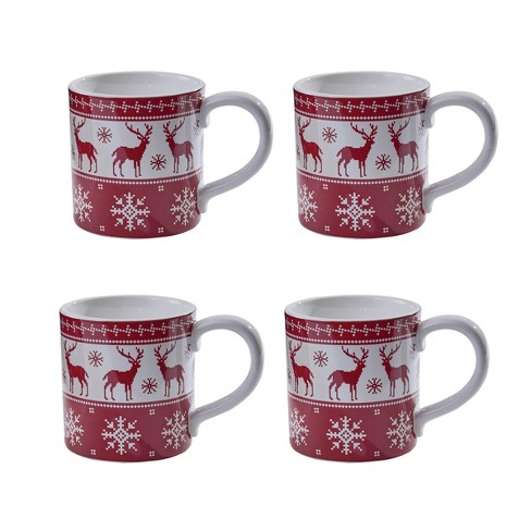 Patricia Heaton Home Holiday Fairisle Mug Set of 4 - image 1 of 4