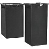 Laundry Hamper with Shelf,Section Sorting Laundry Hamper,Rolling Laundry Sorter with Drawer,Laundry Basket with Wheels,for Laundry Room - 4 of 4
