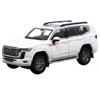 Toyota Land Cruiser 300 White with Graphics 1/64 Diecast Model Car by GCD - 2 of 3