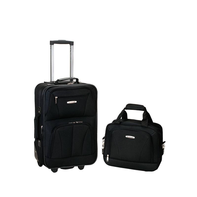 Rockland Fashion 2pc Softside Luggage Set, 1 of 8