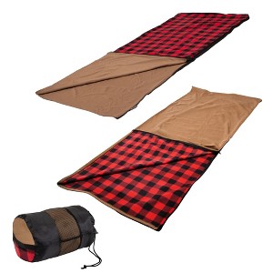 Stansport Reversible Fleece Sleeping Bag - 1 of 4