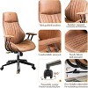XIZZI Home Office Desk Chairs Computer Office Chair Modern Ergonomic Desk Chair High Back Suede Fabric Desk Chair for Executive or Home Office - 3 of 4