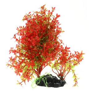 Unique Bargains Aquarium Plants Decoration Artificial Aquatic Plant 7.87" 1 Pcs - 1 of 4