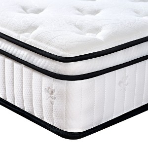 Decksplore Mattress 10 Inch Medium Firm Pocket Springs Fiberglass-Free CertiPUR-US - 1 of 4