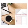 Recycled Monthly Desk Pad Calendar, Breast Cancer Awareness Artwork, 22 x 17, Black Binding/Corners,12-Month (Jan-Dec): 2026 - 2 of 4