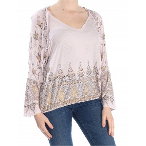 Free People Womens Medallion Print Pullover Blouse - 1 of 2