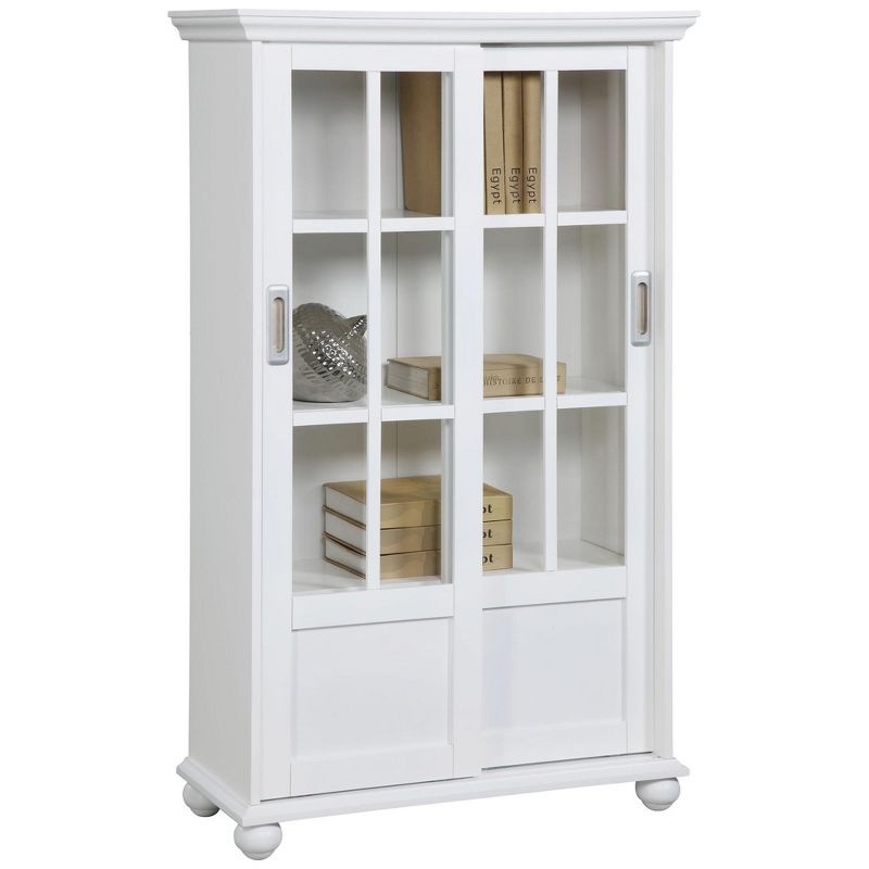 Ameriwood Home Aaron Lane Bookcase with Sliding Glass Doors, 4 of 5