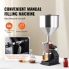 VEVOR Manual Paste Liquid Filling Machine, 5-50ml Bottle Filler, Adjustable Bottle Filling Machine, Stainless Steel Liquid Filler, Silver - 3 of 4