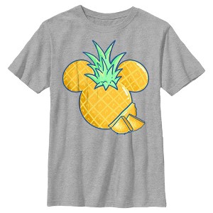 Boy's Disney Mickey Mouse Cut Pineapple Silhouette T-Shirt - 1 of 4