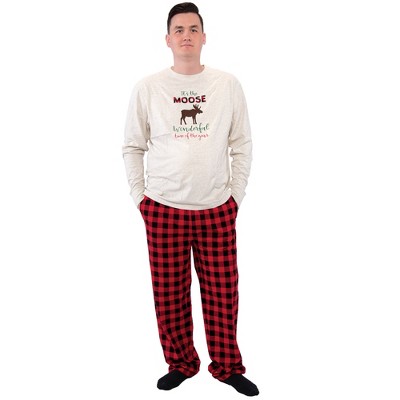 Moose plaid pajamas hot sale