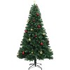 TackView Artificial Christmas Tree with Remote Control, Holiday Tree with Christmas Balls, Artificial Pine Lighted Holiday with Metal Stand - 2 of 4