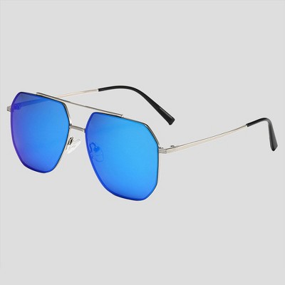 Anna-Kaci Women's Rimmed Hexagonal Polarized Aviator Sunglasses UV400 Protection