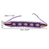 Unique Bargains Women's Cute Hollow Lace Up Knitted Crochet Headwrap 20.87"x3.15" Purple 1 Pc - 3 of 4