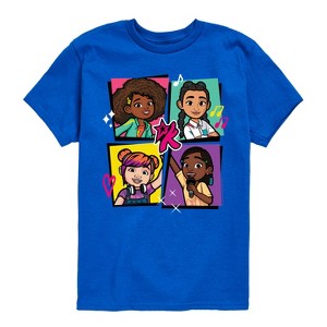 Boys' - Karma's World - Karma And Friends Grid Short Sleeve Graphic T-Shirt - 1 of 4