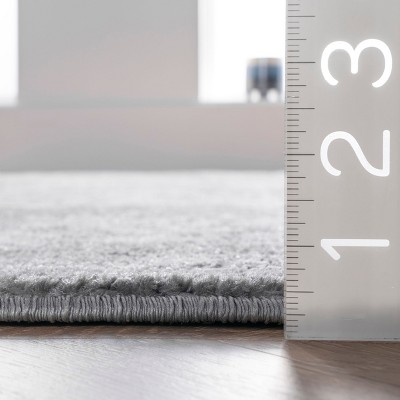 Odell Silver Rectangular Synthetic Vintage Area Rug