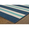 Oriental Weavers Meridian 5701B Blue/ Ivory Indoor/Outdoor Area Rug - 7'10" Round - 4 of 4
