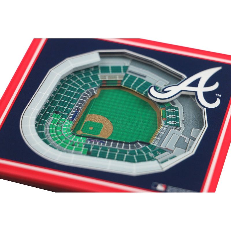 MLB Atlanta Braves 3D Stadium View Coaster, 3 of 4