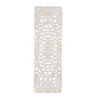 Wooden Floral Handmade Intricately Carved Wall Decor White - Olivia & May: Traditional Style, Vertical Orientation - 2 of 4