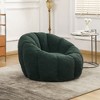 KWPZQEB Bean Bag Chairs, Teddy Large Sofa Chairs with Armrests, Comfy Round Fluffy Beanbag, Stuffed Floor Sofa for Living Room, Bedroom, Apartment - 2 of 4