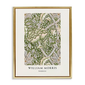 Stupell Industries William Morris Windrush Pattern Floating Frame Canvas Art - 1 of 4