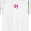 Power Ranger Pink Ranger Action Character Art Adult White Crew Neck Short Sleeve T-shirt - 3 of 4