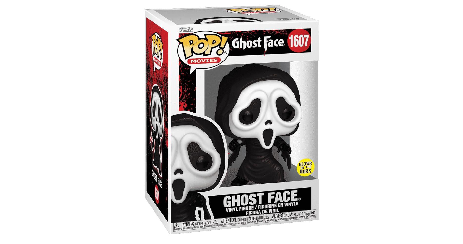 Funko POP! Horror Scream Ghostface Glow Exclusive Figure #1607!