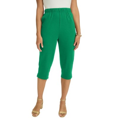 Jessica London Women's Plus Size Soft Ease Capri