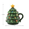 Mr. Christmas 16 oz. Nostalgic Ceramic Tree Lidded Mug - image 3 of 3