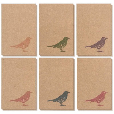 Best Paper Greetings 36 Pack Blank Rustic Bird All Occasion Cards Greeting Cards Note with Envelopes Bulk Boxed Set 4x6 in