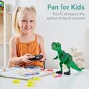 Best Choice Products Kids Remote Control Dinosaur Toy, Electronic RC T-Rex w/ Light-Up LED Eyes, Roaring Sounds - Green - image 2 of 4