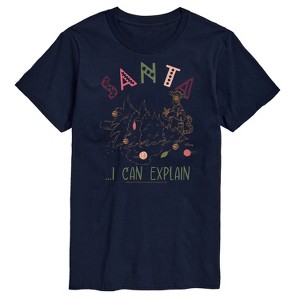 Men's - Winnie the Pooh - Christmas Tigger - Santa, I Can Explain Short Sleeve Graphic T-Shirt - 1 of 4