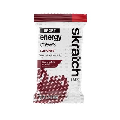 Skratch Labs Sport Energy Chews Sour Cherry with Caffeine - 1.76oz