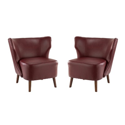 Set of 2 Sidon Comtemporary Accent Side Chair with Wingback | ARTFUL LIVING DESIGN