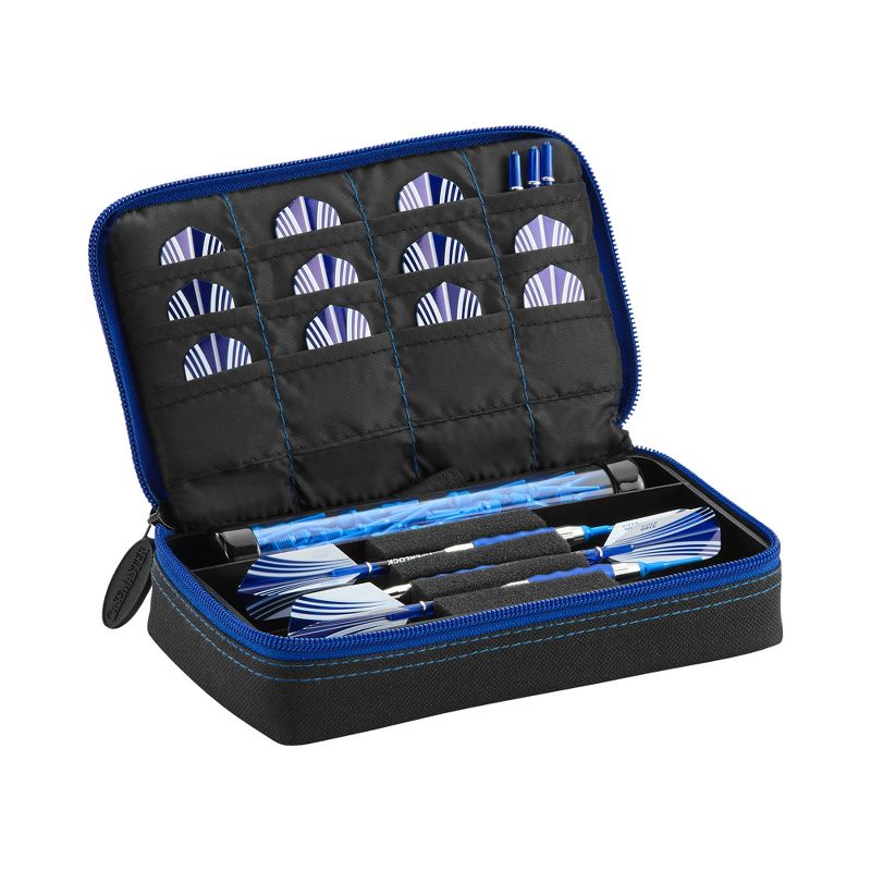 Viper Cold Steel 80% Tungsten Steel Tip Darts 24 Grams, Plazma Dart Case and Blue Accessory Set, 5 of 6
