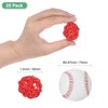 Unique Bargains Wicker Rattan Decorative DIY Crafts Balls 1.2 Inch 25 Pcs - 2 of 4