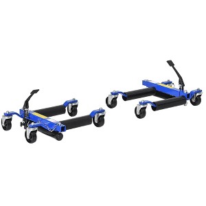 Hydraulic Wheel Dolly Tire Jack with Ratcheting Foot Pedal for Vehicle Positioning for Car Truck RV Trailer, 1500LBS - 1 of 4